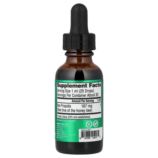 Organika, Bee Propolis, Alcohol Free, 1 fl oz (30 ml)