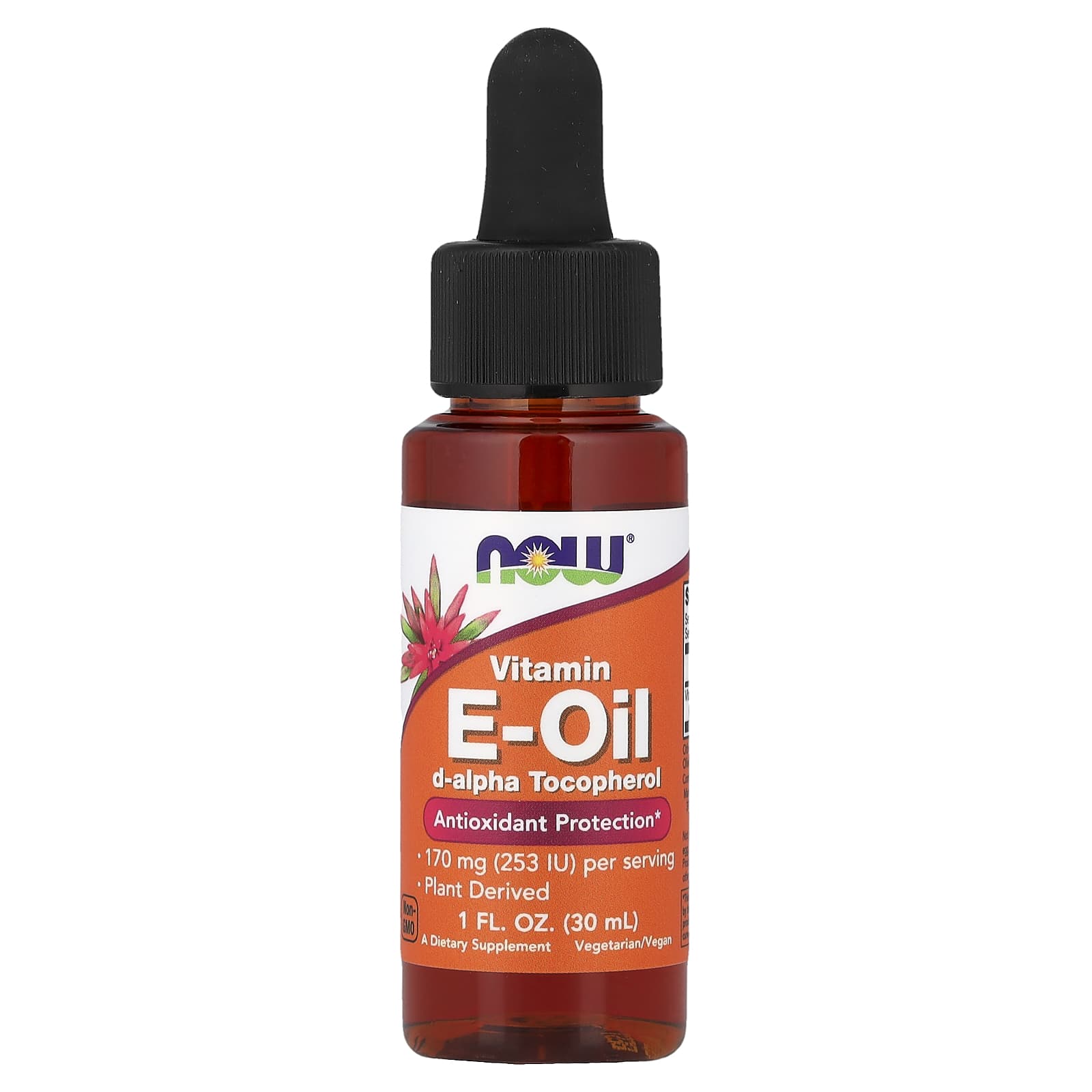 NOW Foods, Vitamin E-Oil, Antioxidant Protection, 30 ml (1 fl oz)