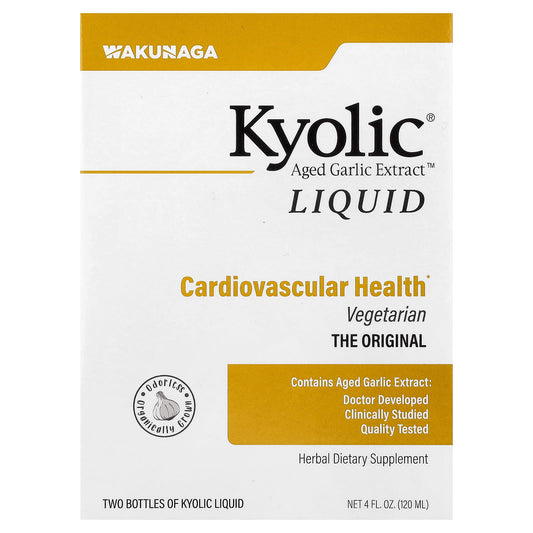 Kyolic, Aged Garlic Extract™ Liquid, 2 Bottles, 2 fl oz (60 ml) Each