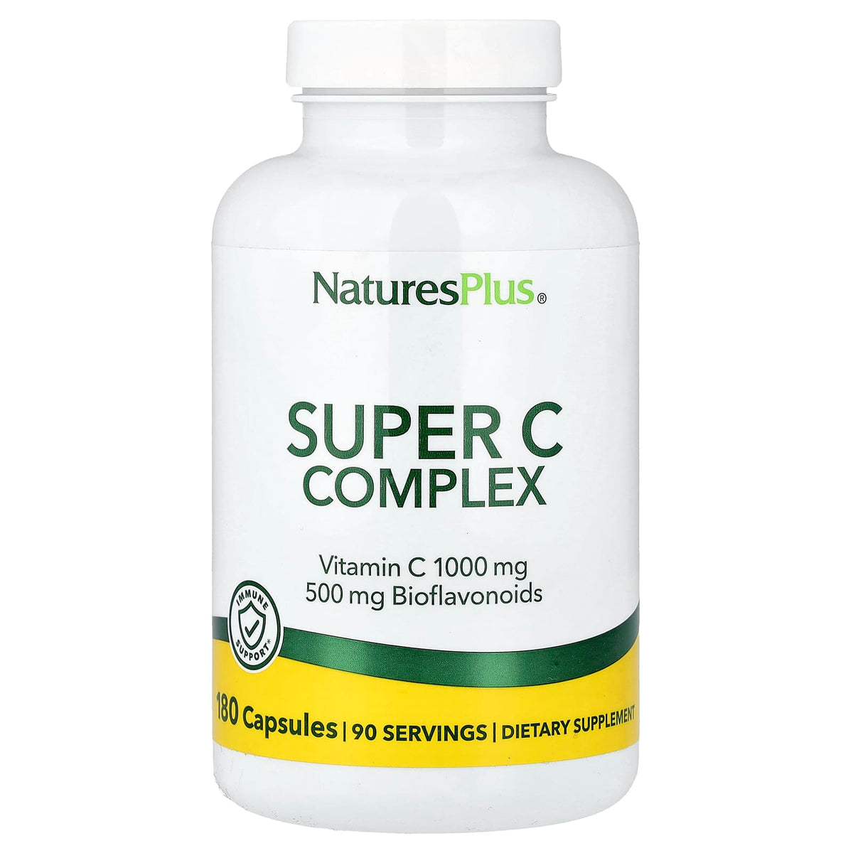 Nature's Plus, Super C Complex, 180 Vegetarian Capsules