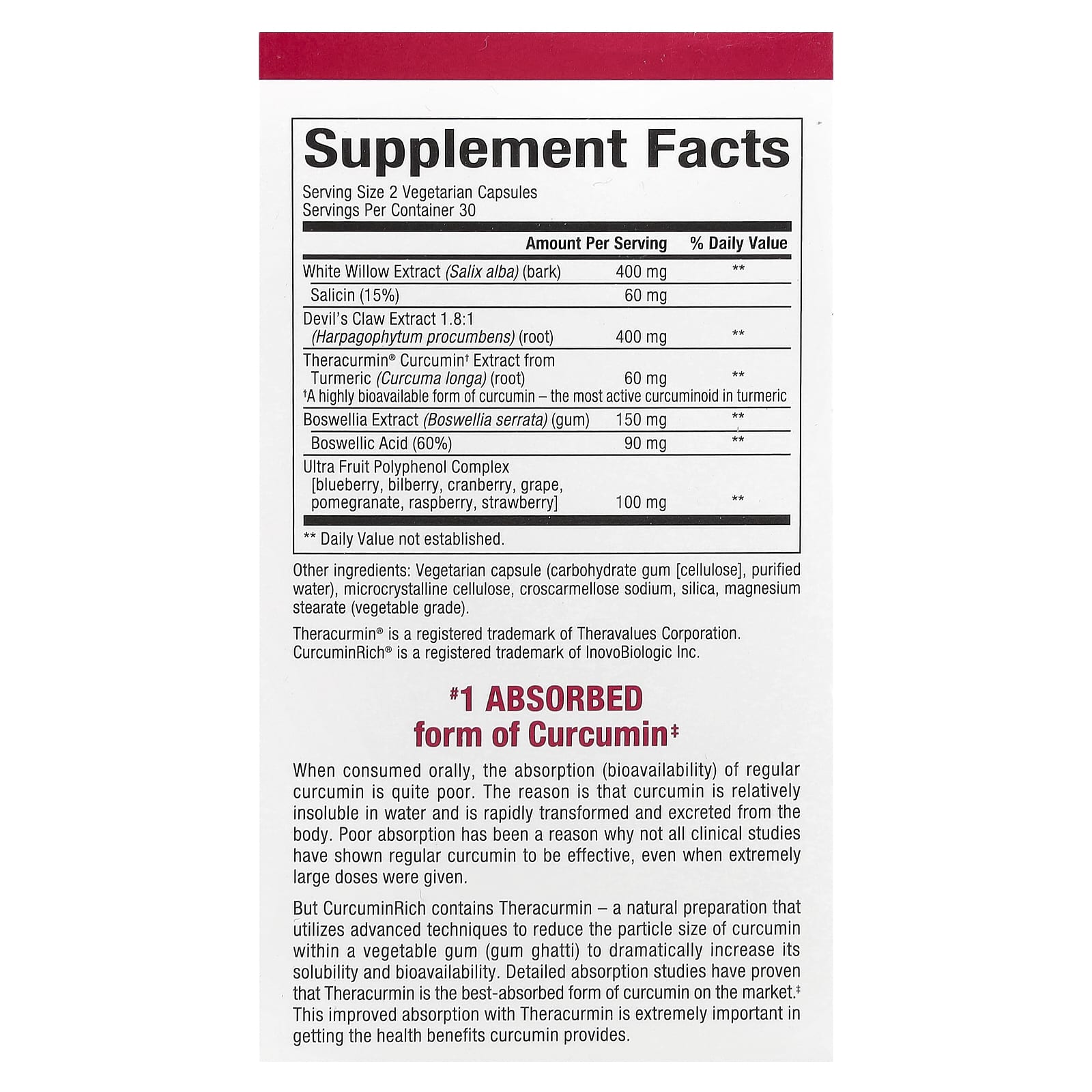 Natural Factors, CurcuminRich®, Joint Curcumizer®, 60 Vegetarian Capsules