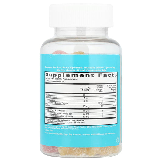 GummiKing Omega-3 EPA + DHA 35 mg 60 Gummies