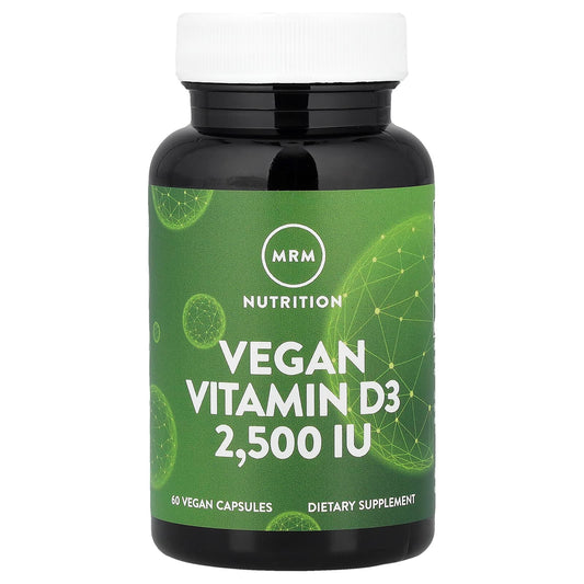 MRM, Vegan Vitamin D3 & K2, 62.5 mcg (2,500 IU), 60 Vegan Capsules