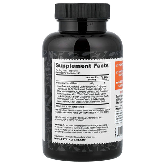 Crystal Star, Thin After 40, 60 Vegetarian Capsules