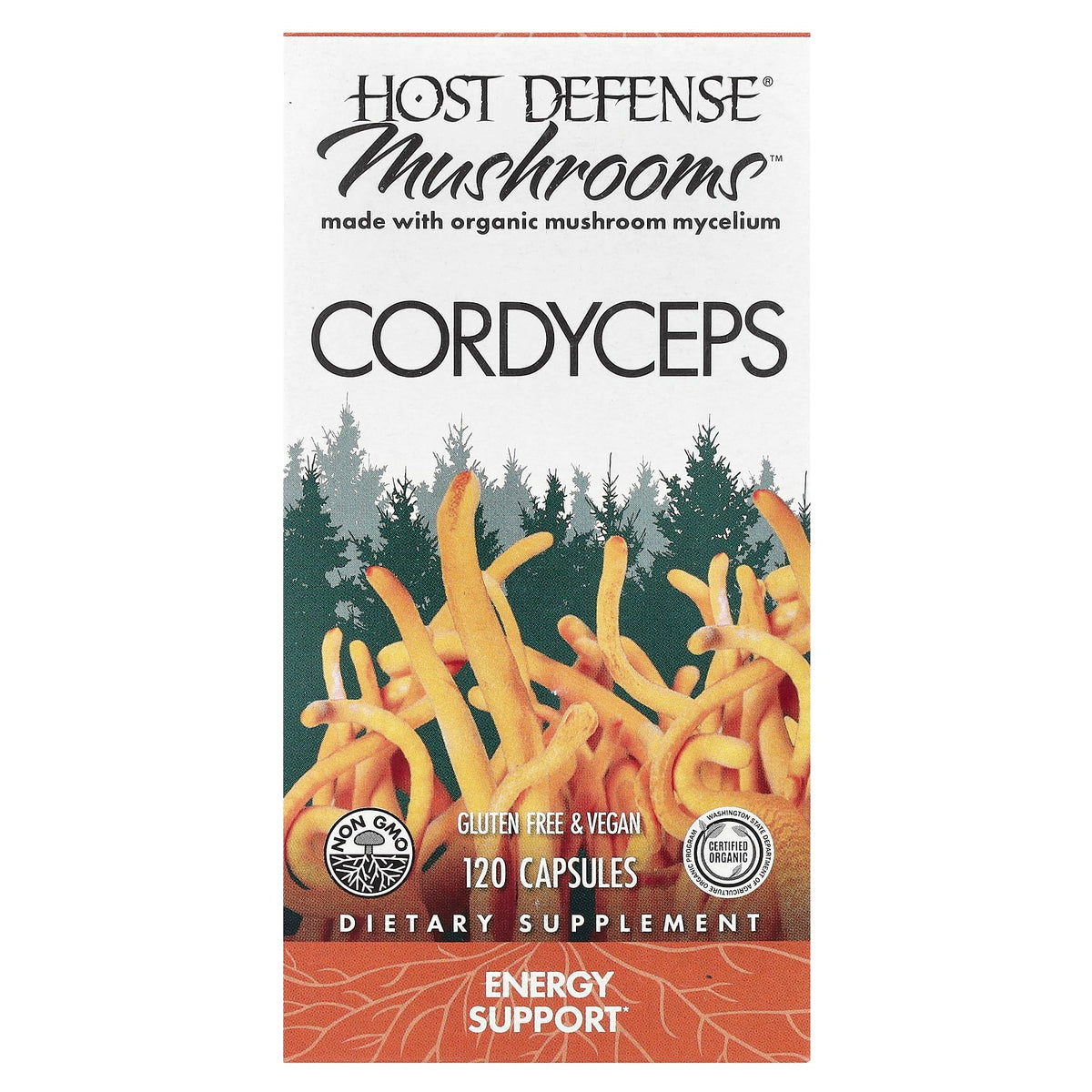 Fungi Perfecti, Cordyceps, 120 Vegetarian Capsules