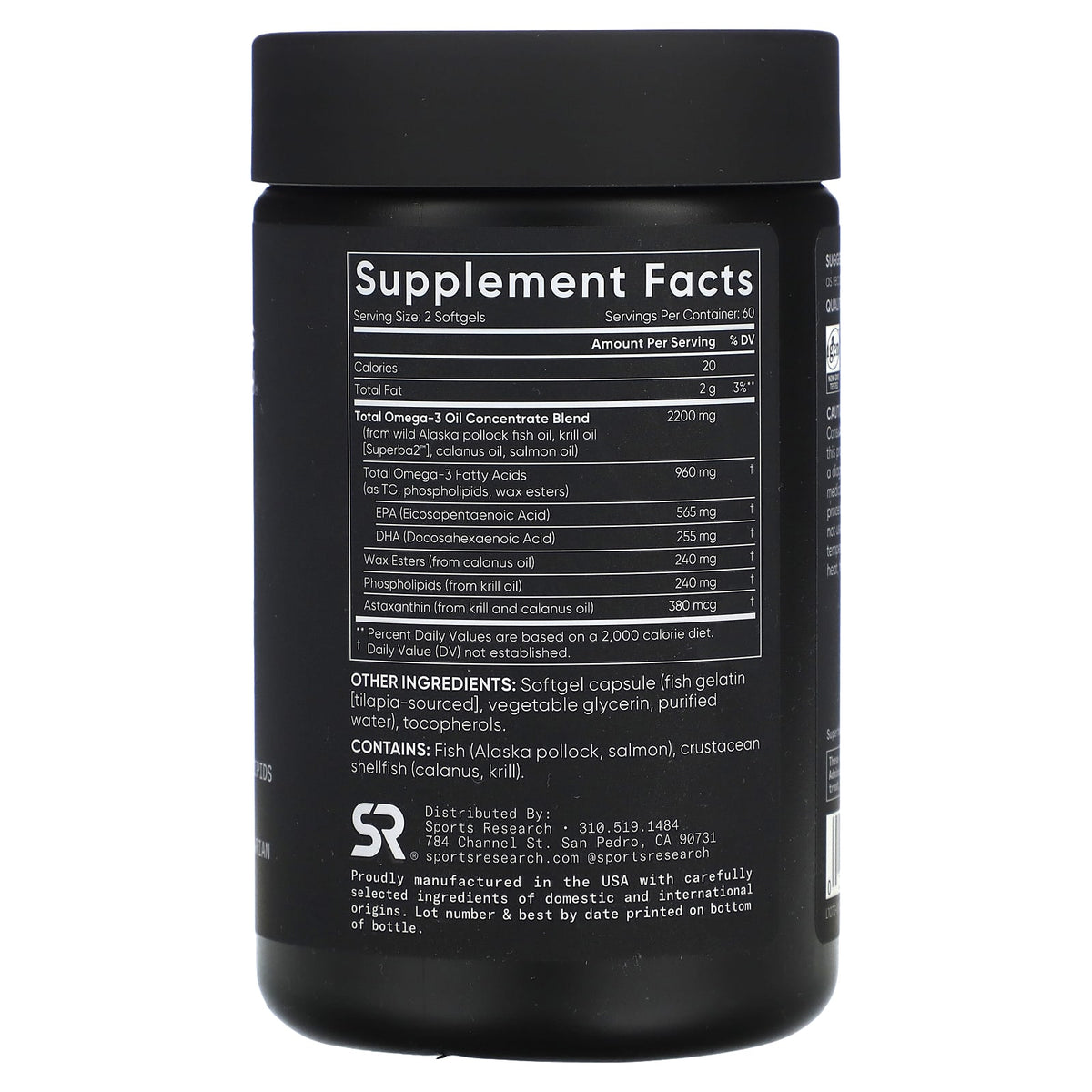 Sports Research Omega-3 120 Softgels