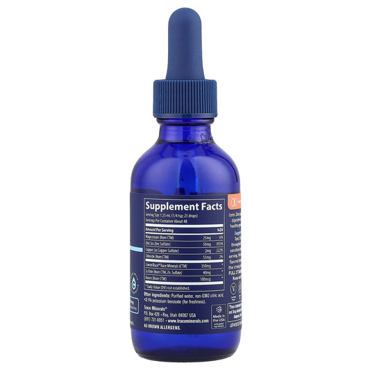 Trace Minerals Research, Ionic Zinc, 50 mg, 2 fl oz (59 ml)