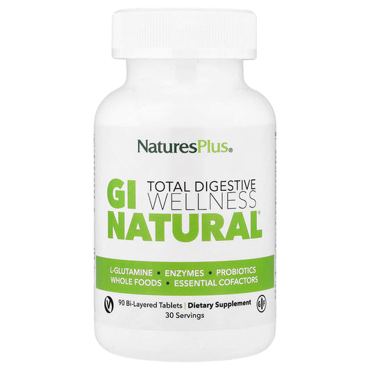 Nature's Plus, Total Digestive, GI Natural, 90 Bi-Layered Tablets