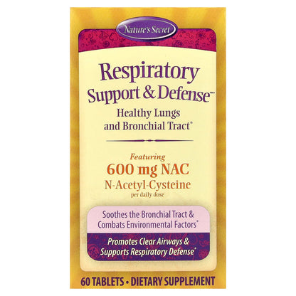 Nature's Secret Respiratory & Defence 60 Tablets