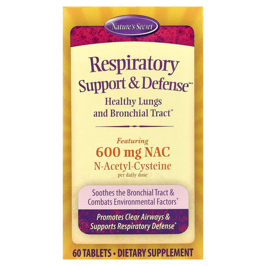 Nature's Secret Respiratory & Defence 60 Tablets