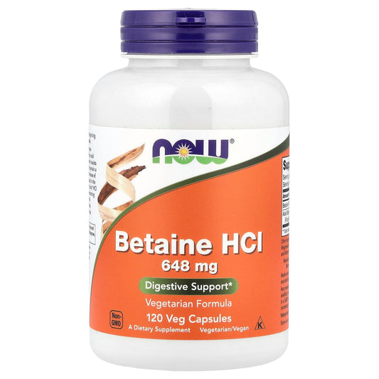 NOW Foods Betaine HCl 120 Caps