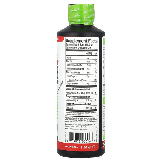Barlean's, Seriously Delicious, Omega-3 from Flax Oil, Strawberry Banana Smoothi