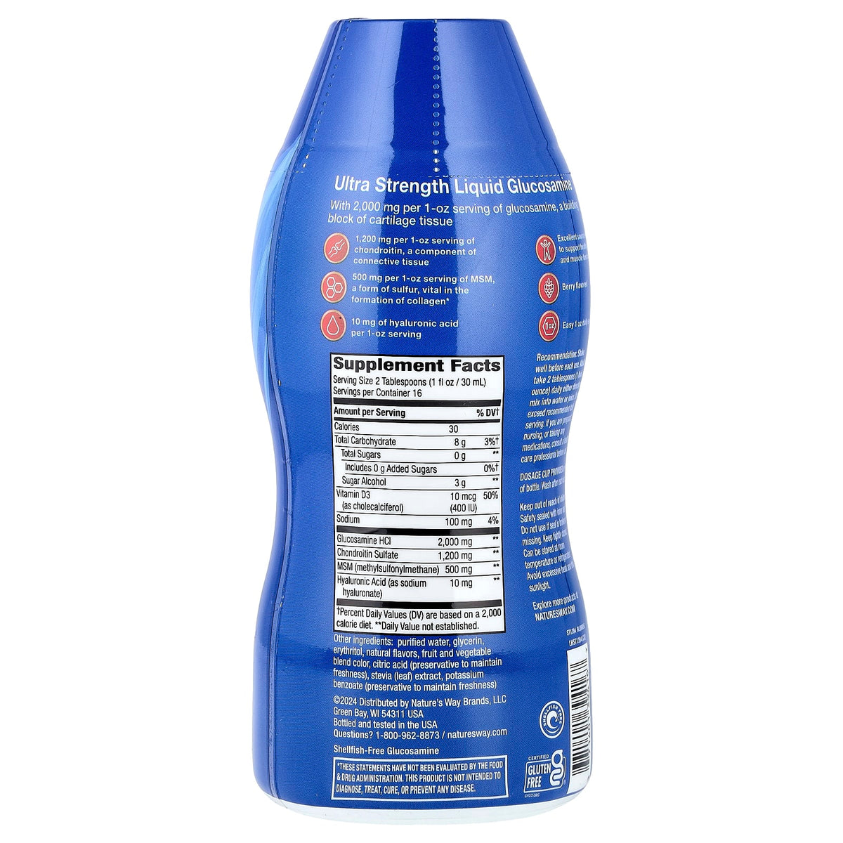 Nature's Way, Joint Movement Glucosamine, Extra Strength, Berry Flavor, 16 fl oz