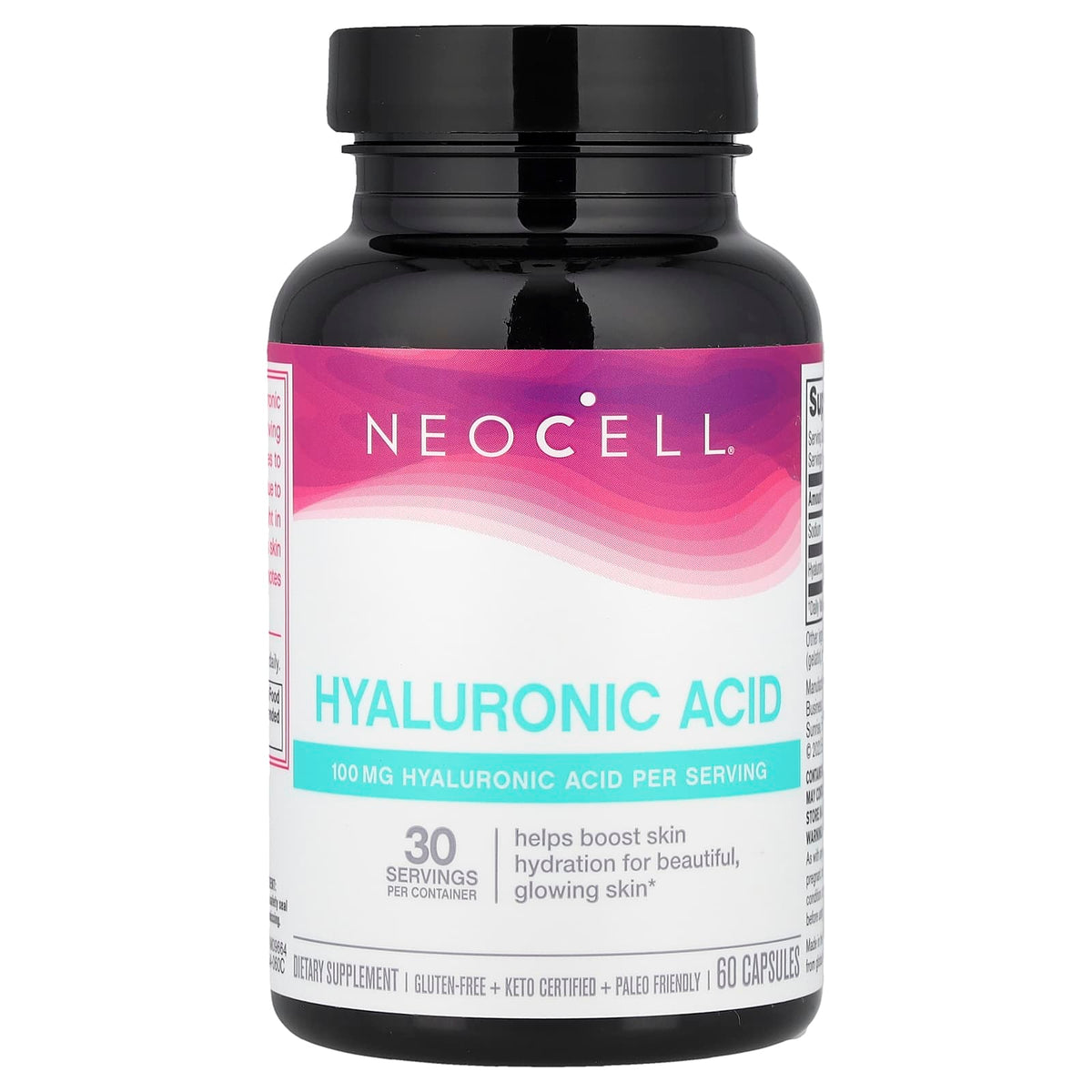 Neocell, Hyaluronic Acid, 100 mg, 60 Capsules