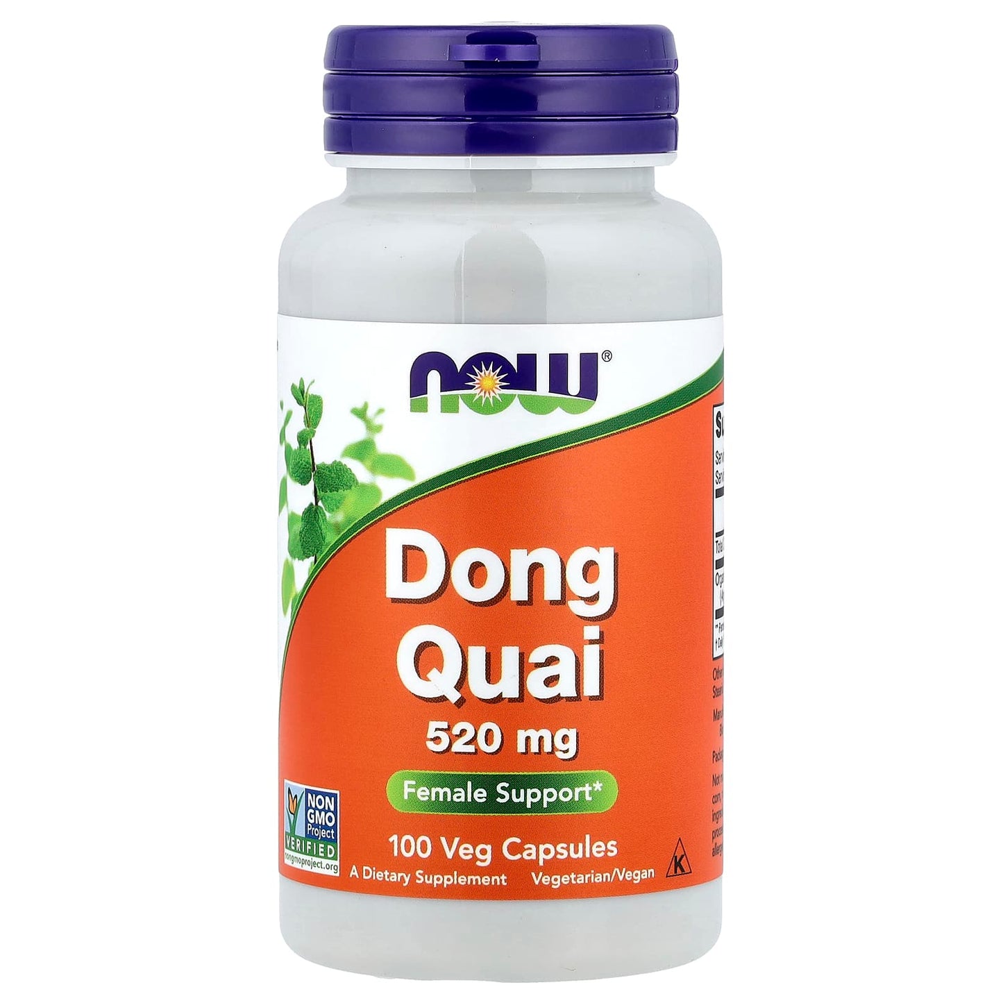 NOW Foods, Dong Quai, 520 mg, 100 Veg Capsules