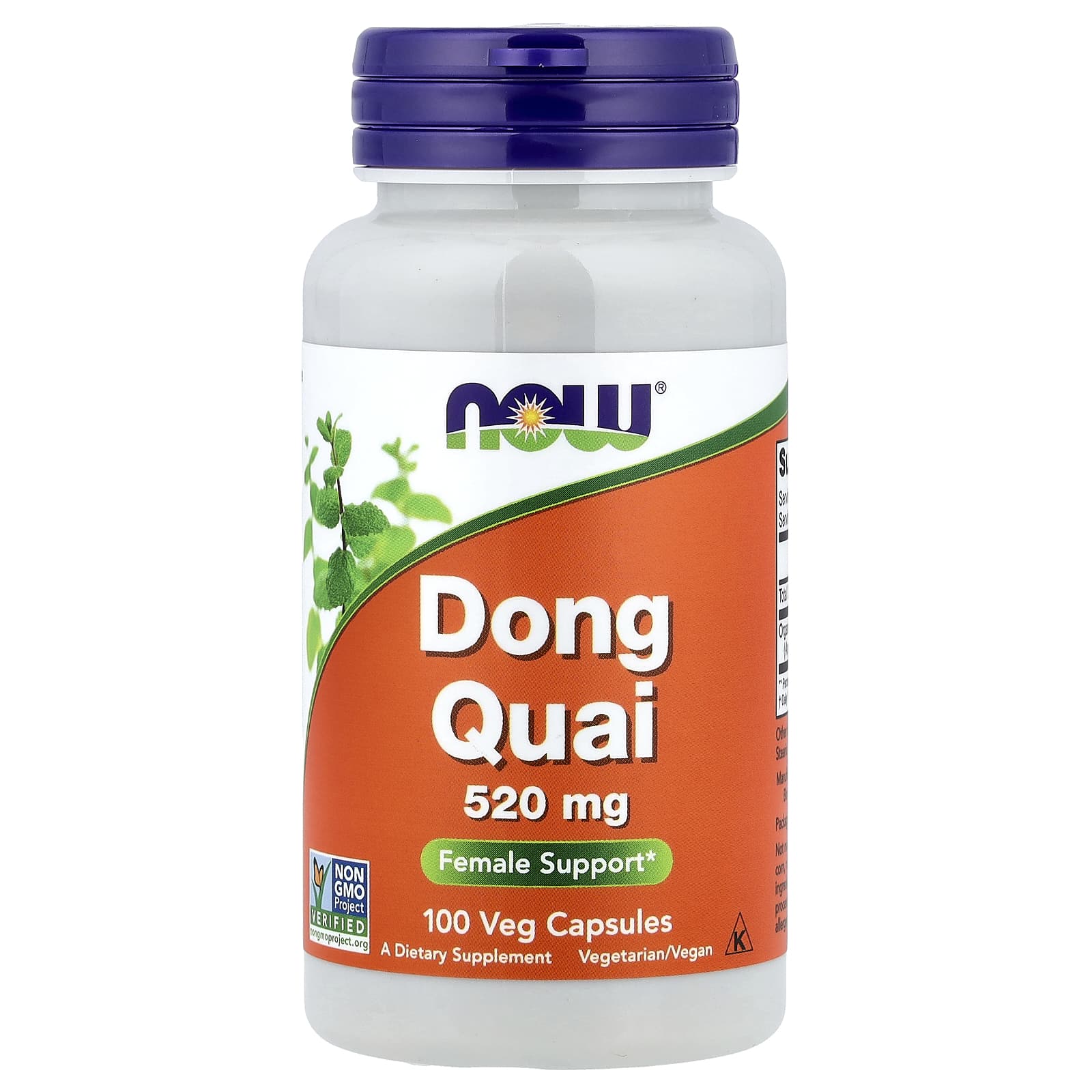 NOW Foods, Dong Quai, 520 mg, 100 Veg Capsules