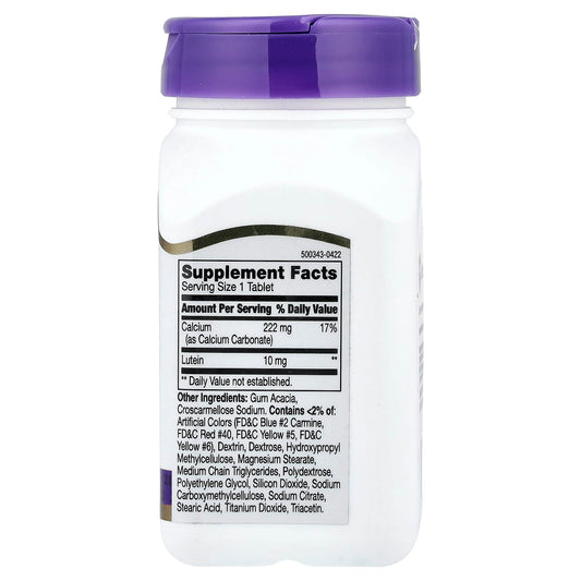 21st Century Lutein 10 mg 60 Tablets
