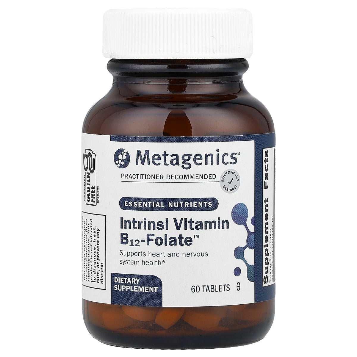 Metagenics Intrinsi Vitamin B12-Folate 60 Tabs