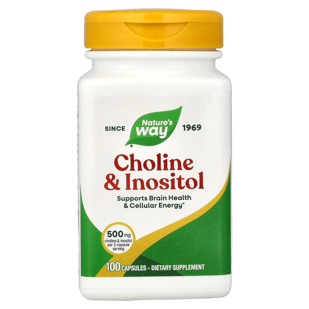 Nature's Way, Choline & Inositol, 500 mg, 100 Capsules