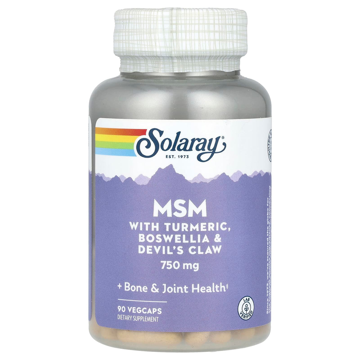 Solaray, MSM, 750 mg, 90 Veg Caps