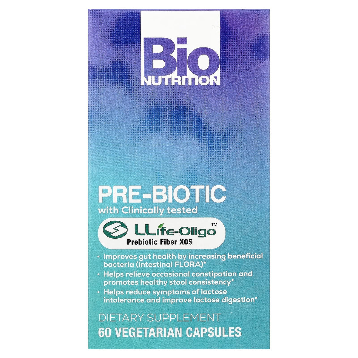 Bio Nutrition Prebiotic 60 Vegetarian Capsules