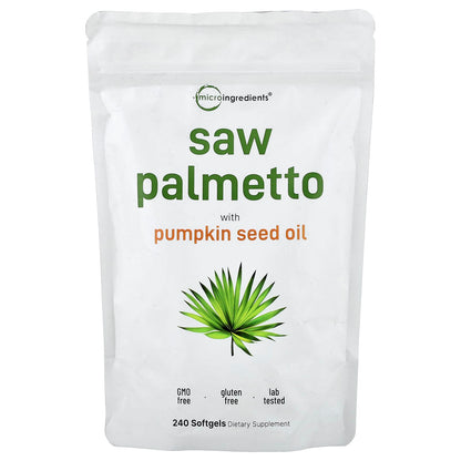 Micro Ingredients Saw Palmetto with Pumpkin Seed Oil 240 Caps