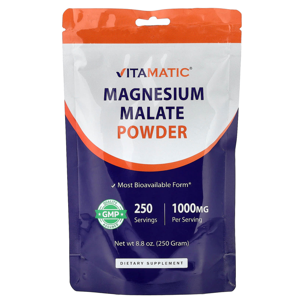 Vitamatic Magnesium Malate 8.8 oz (250 g)