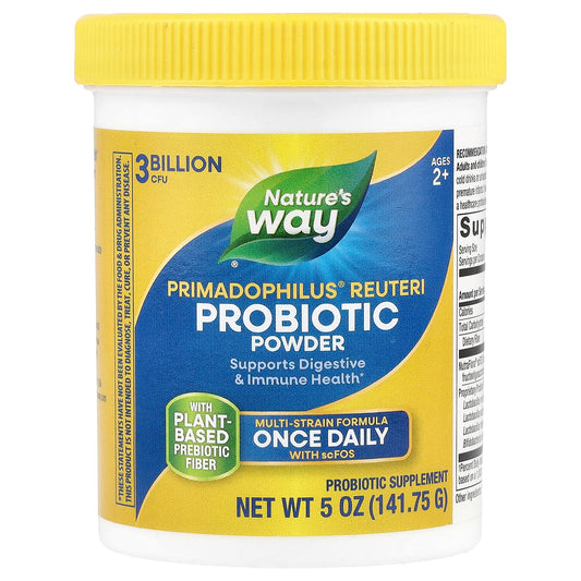 Nature's Way, Primadophilus, Reuteri Superior Probiotic, Multi-Strain Powder wit