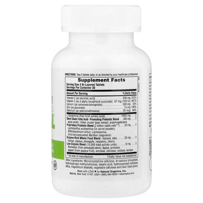 Nature's Plus, Total Digestive, GI Natural, 90 Bi-Layered Tablets
