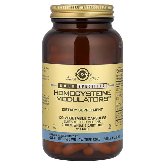 Solgar, Gold Specifics®, Homocysteine Modulators®, 120 Veg Capsules