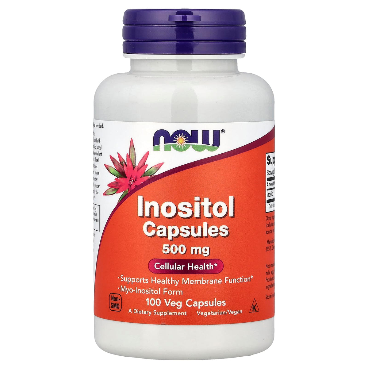 NOW Foods Inositol 500 mg 100 Caps