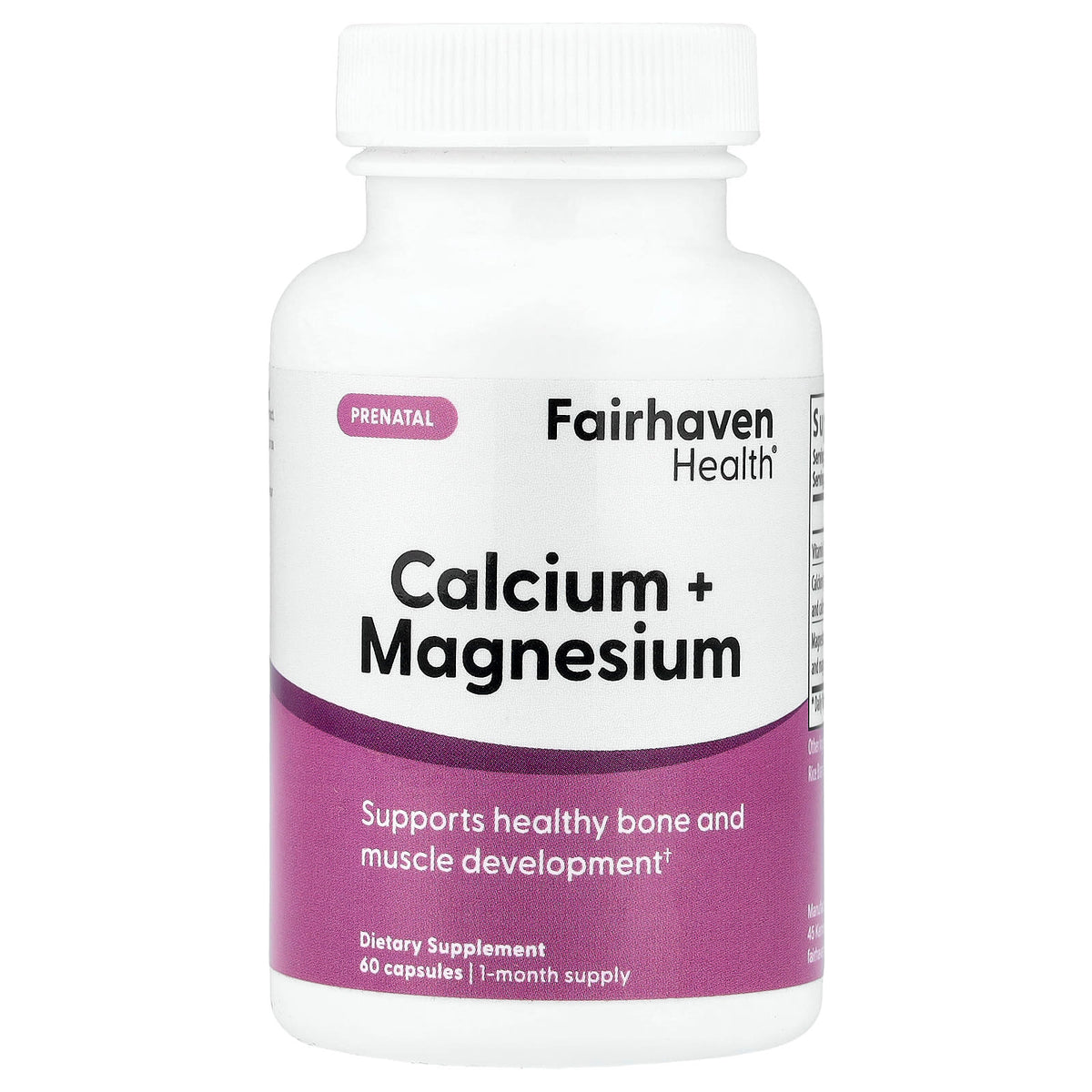 Fairhaven Health, Peapod, Cal-Mag, 60 Capsules