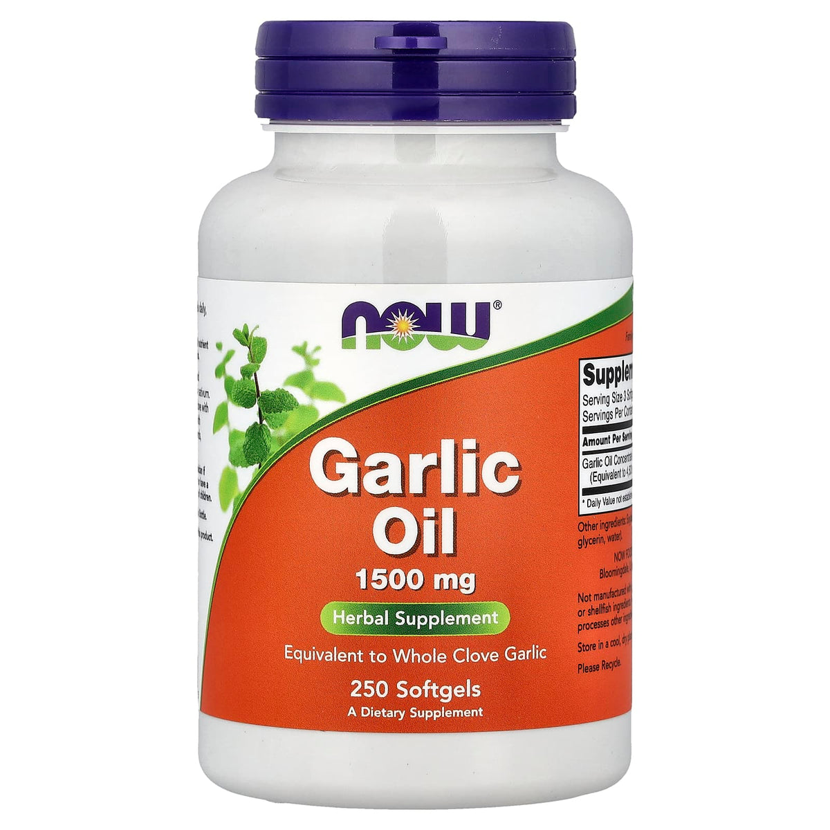 NOW Foods Garlic Extract 3 mg 250 Caps