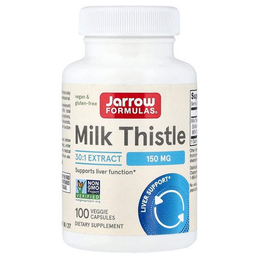 Jarrow Formulas, Milk Thistle, 150 mg, 100 Veggie Caps