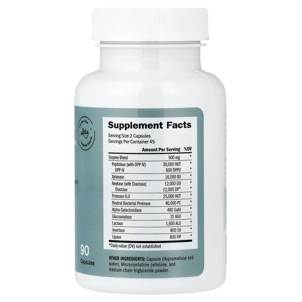 Houston Enzymes, TriEnza, Enzyme For Digestive Intolerances, 90 Capsules