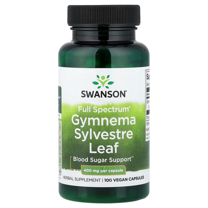 Swanson Gymnema Sylvestre 400 mg 100 Veg Caps