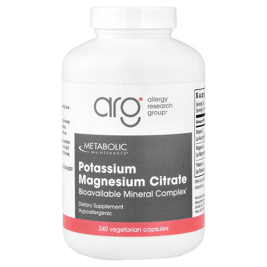 Metabolic Maintenance Potassium Magnesium Citrate 250 Caps