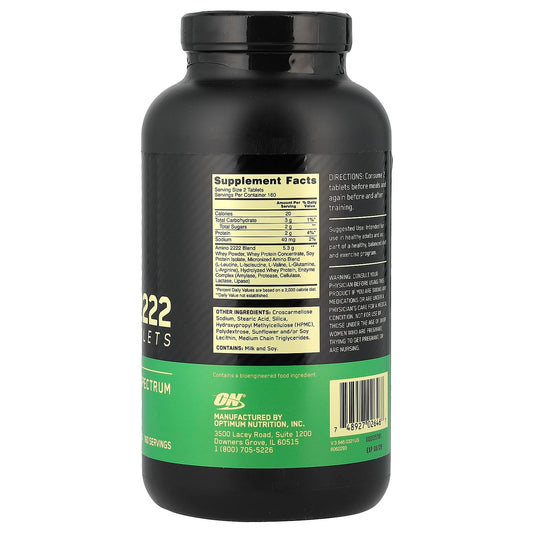 Optimum Nutrition, Superior Amino 2222, 320 Tablets