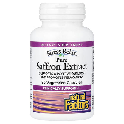 Natural Factors Saffron 28 mg 30 Veg Caps