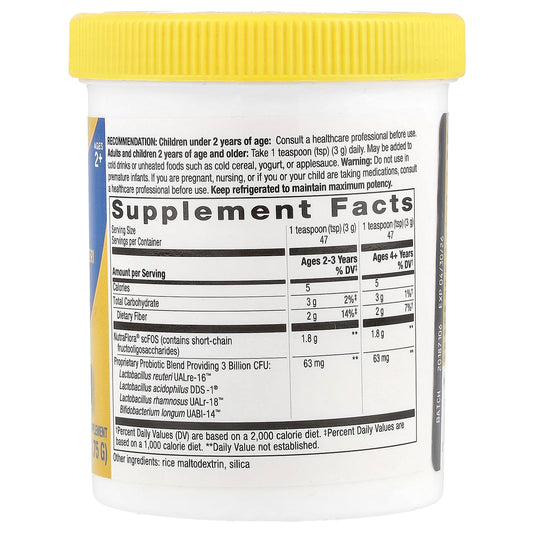 Nature's Way, Primadophilus, Reuteri Superior Probiotic, Multi-Strain Powder wit