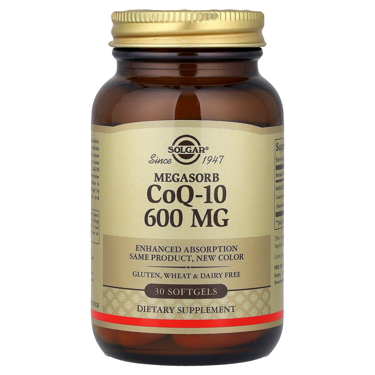 Solgar Megasorb CoQ-10 600 mg 30 Softgels