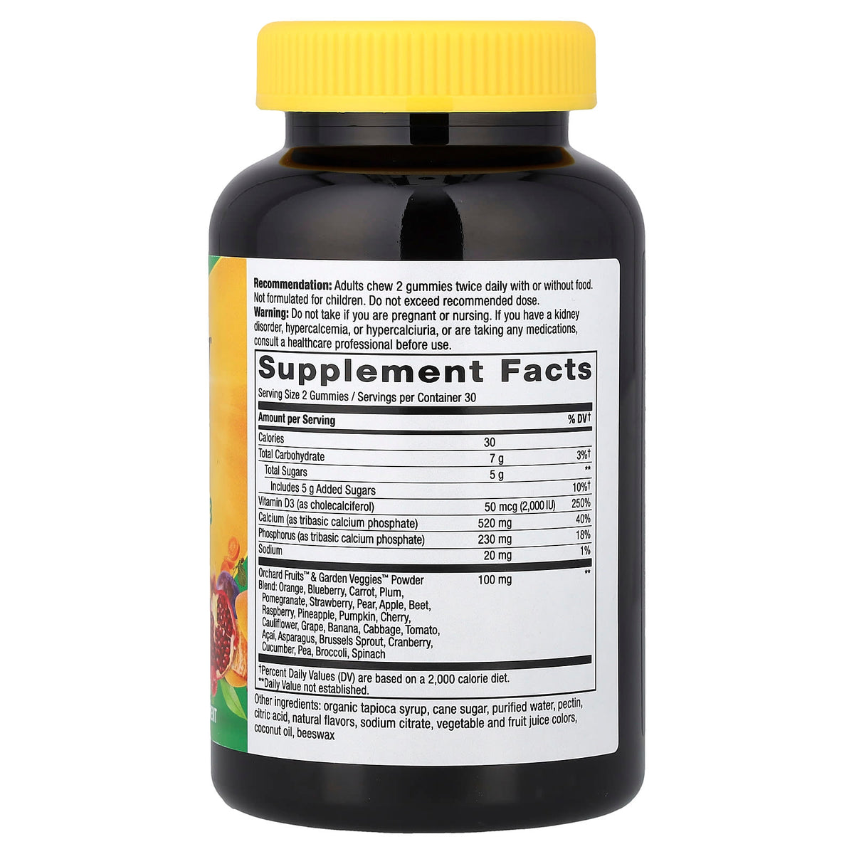 Nature's Way, Alive!, Calcium + D3, 60 Gummies