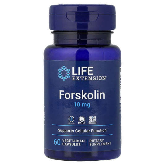 Life Extension, Forskolin, 10 mg, 60 Vegetarian Capsules