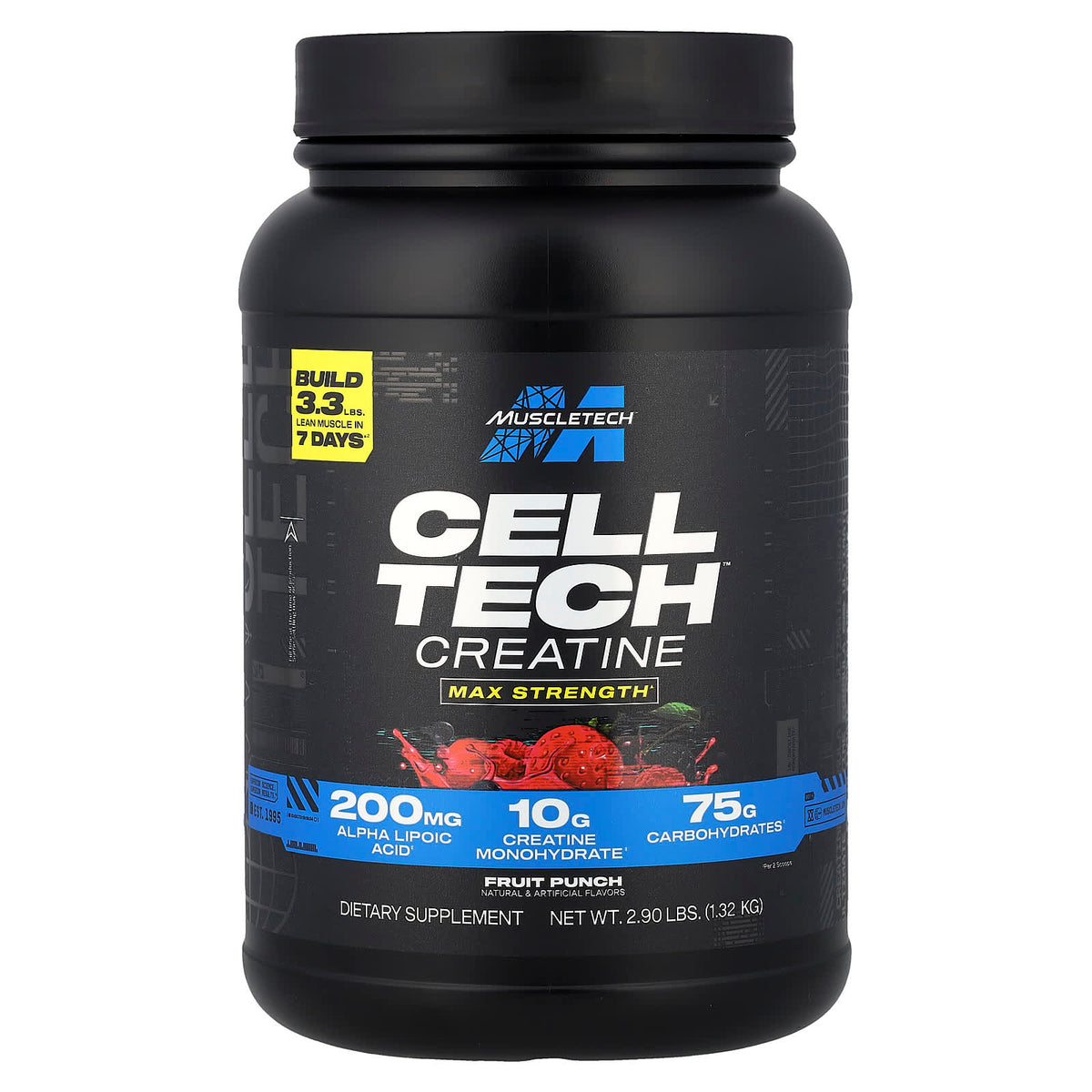 MuscleTech Cell-Tech Creatine Fruit Punch 3 lbs (1.36 kg)