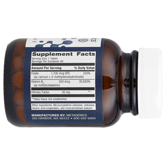 Metagenics Intrinsi Vitamin B12-Folate 60 Tabs