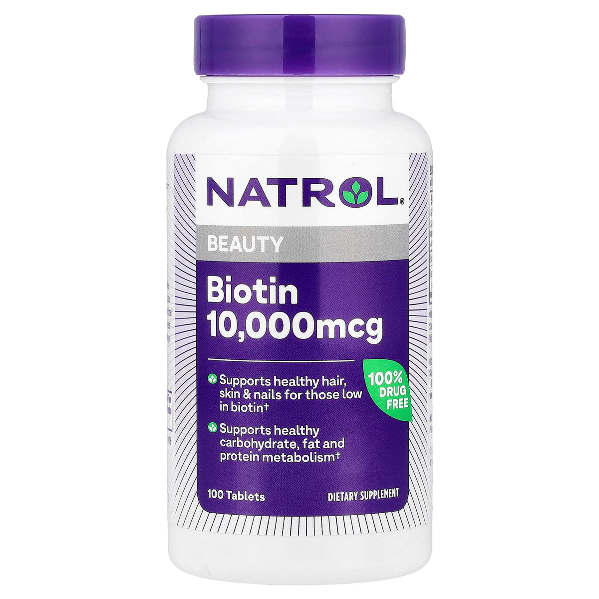 Natrol Biotin 100 Tabs