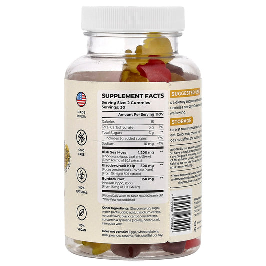 True Sea Moss, Sea Moss Gummies, 60 Gummies