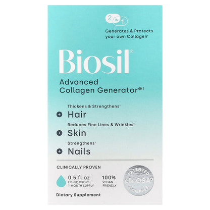 Biosil, ch-OSA, Collagen Generator, 15 ml drops