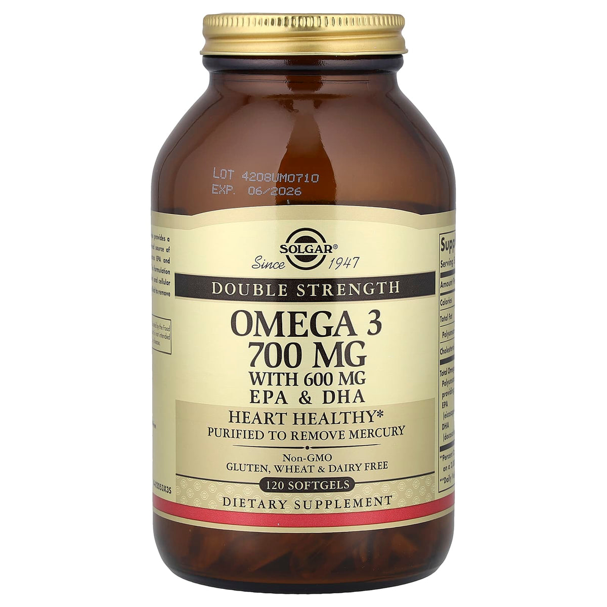 Nordic Naturals Omega-3 EPA + DHA 120 Softgels