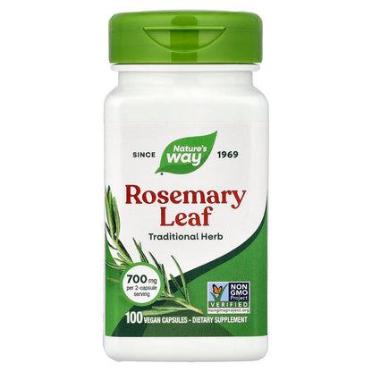 Nature's Way Rosemary Leaf 350 mg 100 Veg Caps